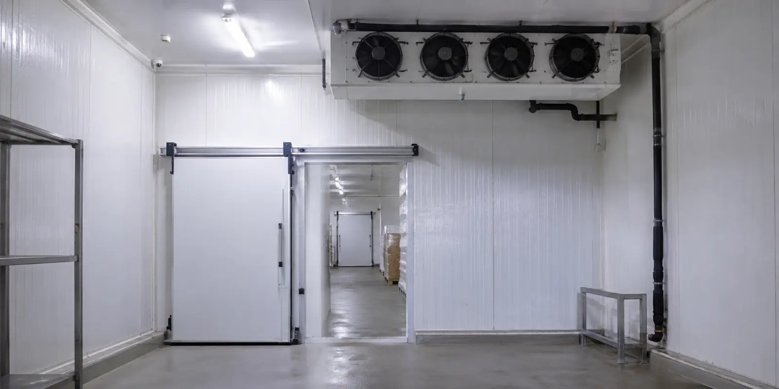 Câmara fria industrial para aplicação HVAC-R