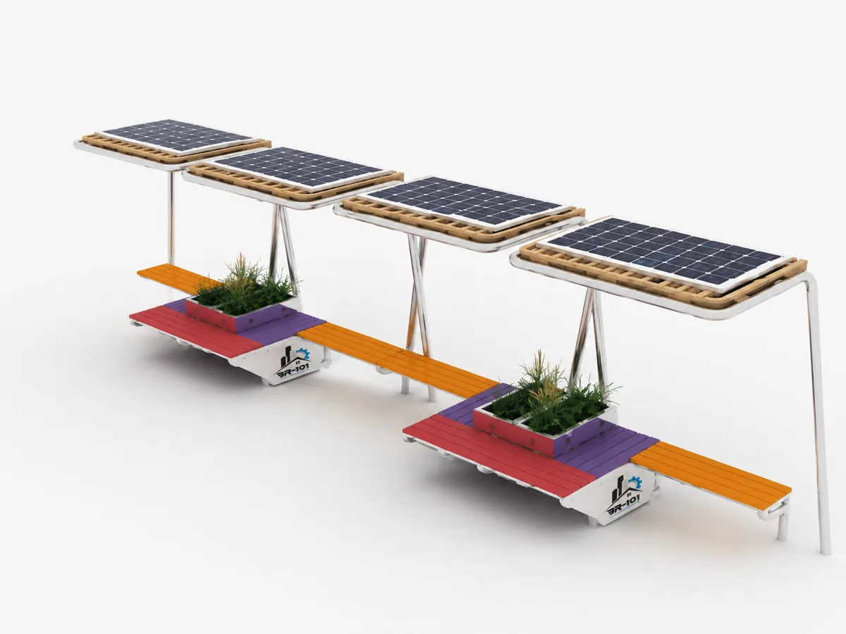 Parklets metálicos BR101